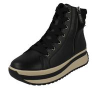 Bottes Cheville Chunky À Plateforme En Fleece Rieker W0962 Pour Femmes
