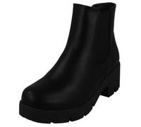 Bottes Cheville Chunky À Talon Moyen Spot On Pour Femmes