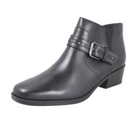 Bottes Cheville Clarks Danyelle à Talon Bloc 4,5 cm Daim/Cuir Fermeture Éclair