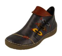 Rieker Bottines pour femme 72581, bleu, 39 EU