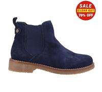 Bottes Cheville Femmes Hush Puppies Maddy En Suède Avec MÉMOIRE De Forme Navy