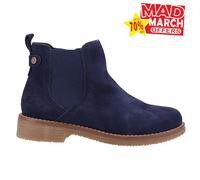 Bottes Cheville Femmes Hush Puppies Maddy En Suède Avec MÉMOIRE De Forme Navy