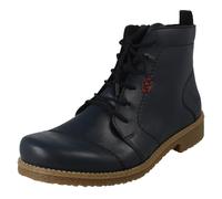 Bottes Cheville Rieker En Laine Avec Fermeture Éclair Et Lacets - 73500