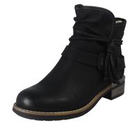 Rieker Bottines Femme 94689 – Plates Noir – Taille 38 EU / 5 UK