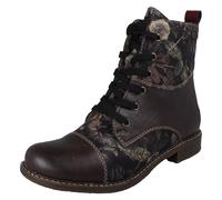 Bottes cheville Rieker TET Extra Large, Fermeture éclair, Motif, Dentelle, 74800