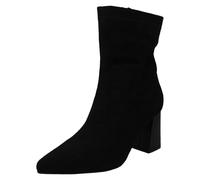 Bottes Chiques À Talon Bloqué En Microfibre 'F51199' Spot On Pour Femmes