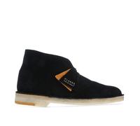 Bottes Clarks Originals Desert - Homme - Noir - Daim et Cuir - Lacets - Semelle en crêpe caoutchouc 39
