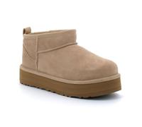 Bottes Classic Ultra Mini Platform Classic Beige pour Homme - UGG - Daim-Nubuck - Plateau - Basse 36