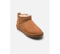 Bottes Colors of California Short sheepskin boot in suede pour Femme 40 Marron