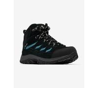 Columbia Femme Crestwood Mid Waterproof Bottes de Trekking et de randonnée mi-Hautes, Black, Skylight, 39.5 EU