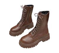 bottes country femme Bottine Hiver Femme Confortable Étanches Courtes Bottines Antidérapantes Légères Chaussures Élégant Courtes Bottines Et Hiver Faciles À Enfiler bottes compensées Brun 43