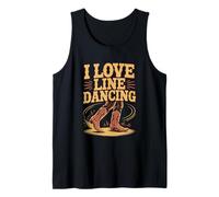Bottes country western I Love Line Dancing Débardeur