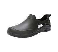 Bottes courtes en caoutchouc pour homme - Imperméables - Antidérapantes - Légères - Couleur unie - Confortables - Bottes de pluie pour l'extérieur - Bottes de pluie pour le jardin - Pointure 39-42 EU