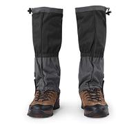 Bottes Couverture, 1 Paire Extérieure Imperméable Sports Extérieurs Escalade Randonnée Legging Guêtres Guêtres De Bottes Botte Couverture pour Adulte pour La Marche en Plein Air Montagne, Noir