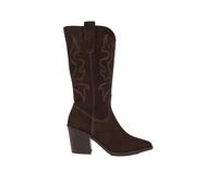Bottes cowboy en daim femme RyÅko Marron 39