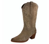 Bottes Cowboy En Suède Leather À Zip Pour Femmes F5R1249