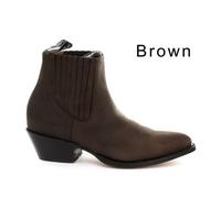 Bottes Cowboy Western Pour Hommes Maverick Marron