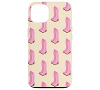 Bottes Cowgirl Cowboy Country Texas Ranch Riding Rose Coque pour iPhone 13