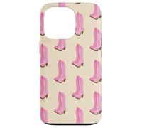 Bottes Cowgirl Cowboy Country Texas Ranch Riding Rose Coque pour iPhone 13 Pro
