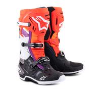 Bottes Cross Alpinestars Tech 10 Noir/Rouge/Orange Fluo42 Noir,Rouge,Orange Fluo