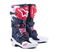 Bottes Cross Alpinestars Tech 10 Supervented Bleu Marine Nuit/Blanc/Arc-en-ciel44,5 Bleu Marine Nuit,Blanc,Arc-en-ciel