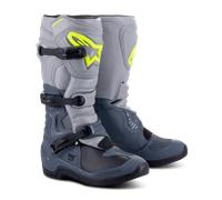 Bottes Cross Alpinestars Tech 3 Gris Foncé/Gris/Gris Clair/Noir44,5 Gris Foncé,Gris,Gris Clair,Noir