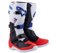 Bottes cross Alpinestars TECH 3 - WHITE / BRIGHT RED / DARK BLUE 2023