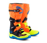 Bottes Cross Alpinestars Tech 5 Orange Fluo/Émail/Bleu/Jaune Fluo40,5 Orange Fluo,Émail,Bleu,Jaune Fluo