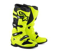 Alpinestars Tech 7 Bottes de motocross, noir-jaune, taille 48 pour homme