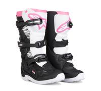 Bottes Cross Femme Alpinestars Stella Tech 3 Noir/Blanc/Rose37 Noir,Blanc,Rose