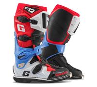 Bottes Cross Gaerne SG12 Noir/Blanc/Rouge/Bleu45 Noir,Blanc,Rouge,Bleu
