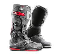 Gaerne SG-22, bottes 43 EU Gris/Noir/Rouge Gris/Noir/Rouge