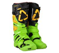 Leatt 4.5 Bottes motocross, noir-vert-jaune, taille 43