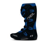 Oneal 3SRS Zebra Bottes de motocross, bleu, Taille 45