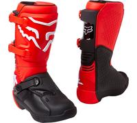 Bottes Cross Pour Enfant FOX YOUTH Comp Boot Boucle ROUGE FLUO