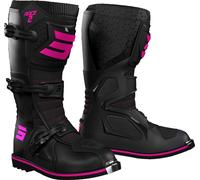 Bottes cross SHOT RACE 2 KID noir-rose 40