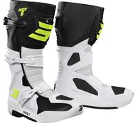 Bottes cross SHOT RACE 6 noir-blanc-jaune fluo 43