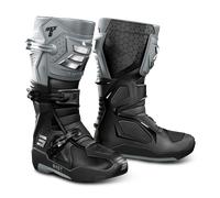 Shot Race 6 Bottes de motocross, noir-gris, taille 40 pour homme