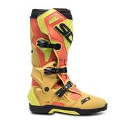 Sidi Crossair Bottes de motocross, vert-jaune-or, taille 47 pour homme