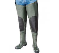 Bottes cuissardes sécurité SINGER PVC lourd S5 SRC - Hauteur 90 cm - Embout acier - COME