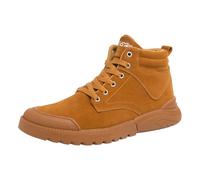 Bottes d'automne et d'hiver pour homme - Chaussures de randonnée antidérapantes - Chaussures de randonnée hautes - Chaussures d'hiver pour la randonnée, le travail, le camping, jaune, 44 EU
