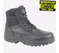 Bottes D'Aventure Extérieure En Cuir Pour Hommes Grafters Vermont Sherman Noires