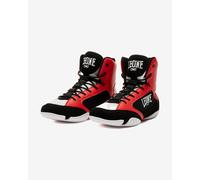 Bottes de boxe Leone 1947 Premium rouge noir blanc - 36