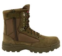 Bottes de Brandit - Tactical Boots Zipper - EU39 à EU41 - pour Homme - olive EU 40
