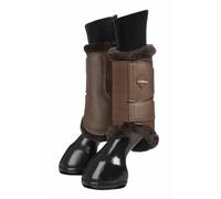 Bottes de brossage LeMieux doublées en polaire Marron L