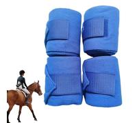 Bottes De Cheval - 4 Rouleaux Bottes De Jambe De Cheval Protectrices | Gaiteurs Rauques Durables | Bottes De Tendon Sportif Équestre | Gaiteurs Sautant Adaptés À L'entraînement, Au Saut De Spectacle E