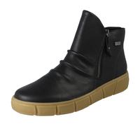 Bottes De Cheville En Cuir Décontractées À Double Zip Pour Femmes - D1T73