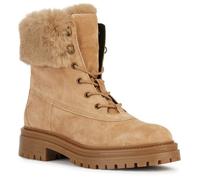 Bottes de Cheville GEOX D Iridea - Beige Caramel - Daim-Nubuck - Lacets - Femme 36