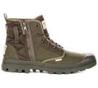Bottes De Cheville Militaires À Lacets Palladium Pampa En Olive EU 37-47