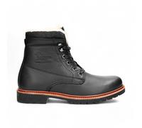 Bottes De Combat En Cuir Aviateur P03 Noires Pour Hommes Panama Jacks